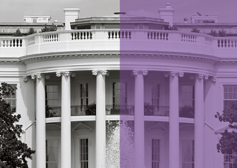 Purple White House